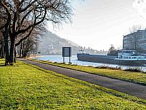 Winterstimmung auf der Kraftwerkinsel